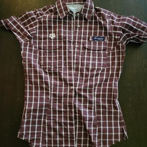 COPY - Boys Columbia Texas AM shirt sleeve shirt 👍